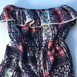 Cute flowery romper